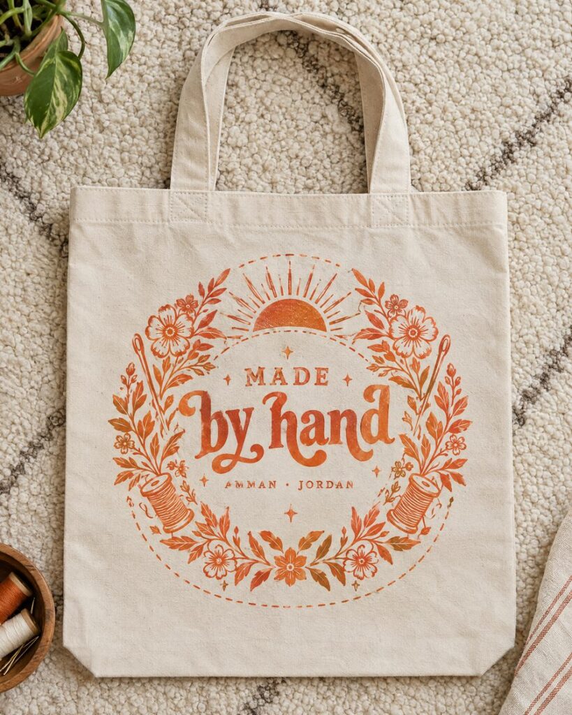 Made by hand tote