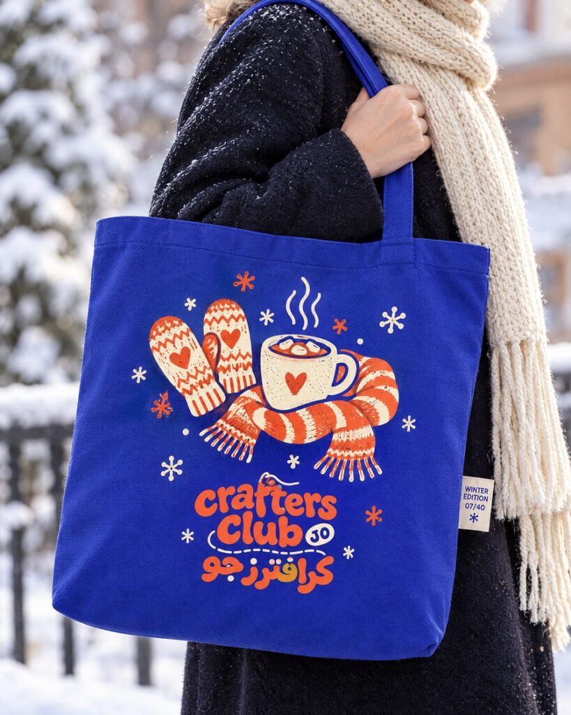 Winter edition tote